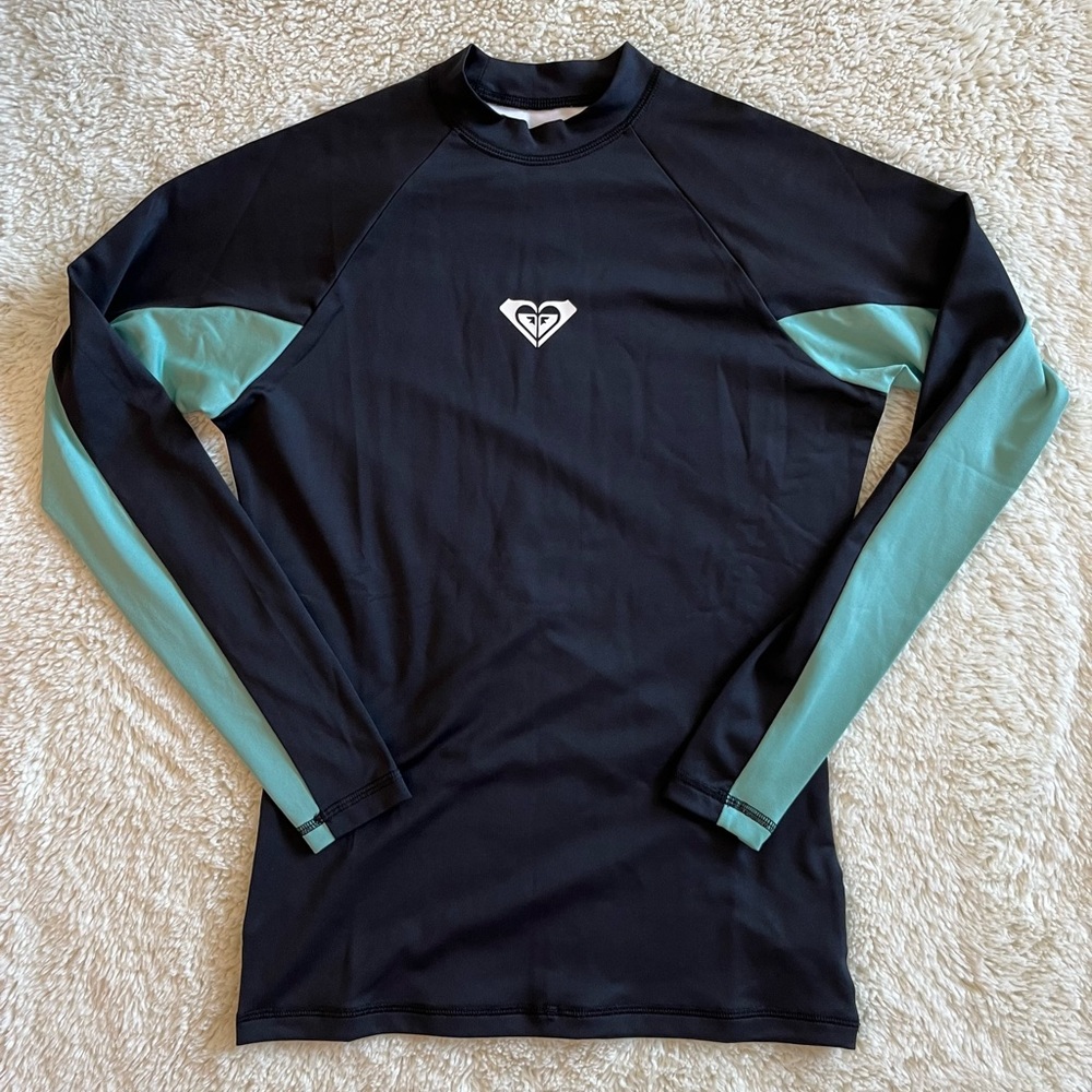 Roxy Long Sleeve Girls Rashguard Sz XL